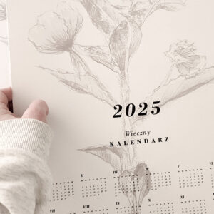 Kalendarz 2025 na drucie – Nordic Rustic Wild